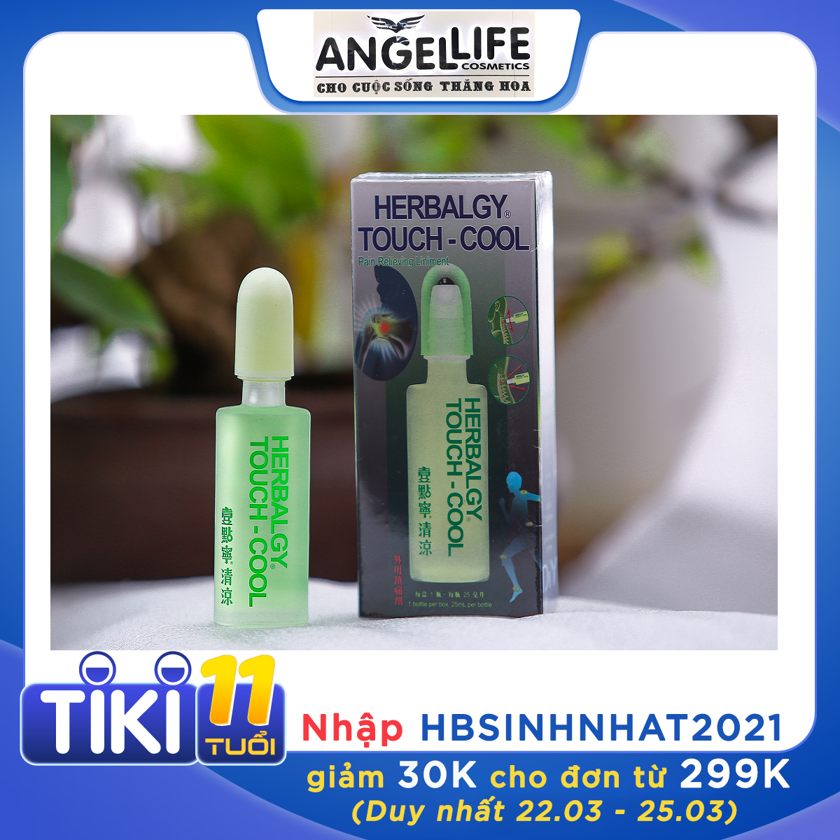 Tinh Dầu thảo dược Herbalgy Touch 25ml