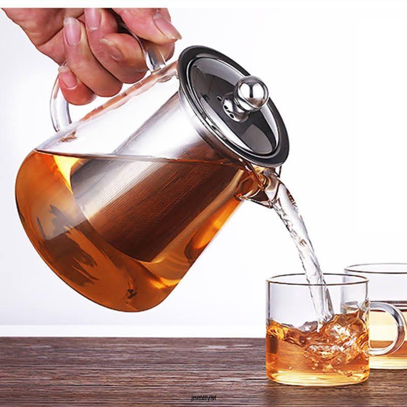 Ấm thủy tinh pha trà lõi lọc Inox