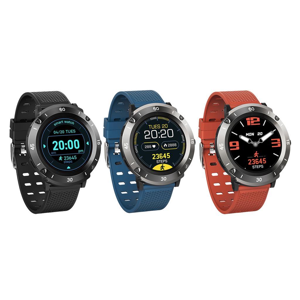 Smart Watch Fitness Tracker Fit Bluetooth Step Caolorie Sport Touch Screen Blue