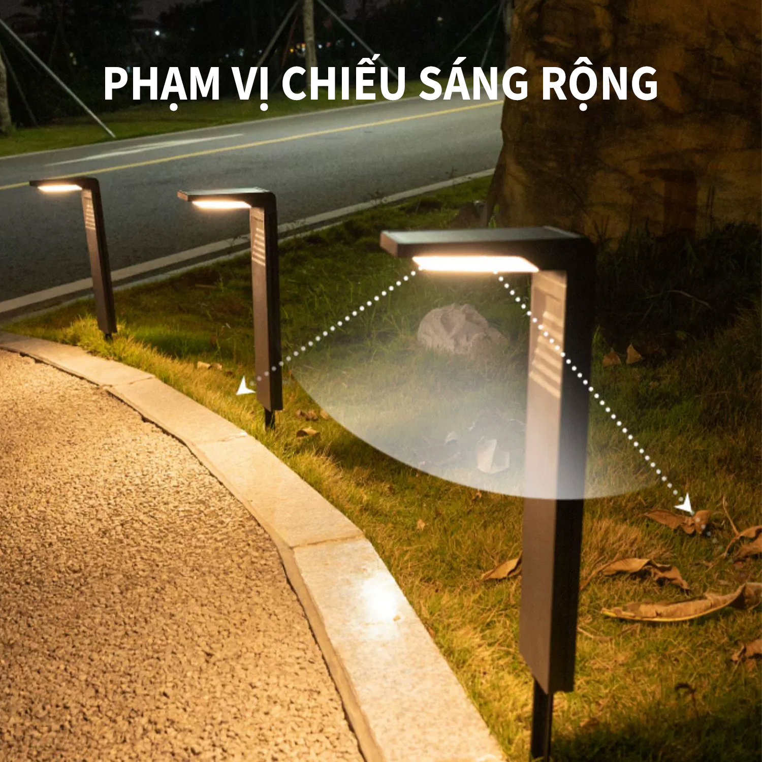 Đèn trang trí năng lượng mặt trời Hình 7, tích kiệm điện, bóng siêu sáng, chống thấm nước - DA3120