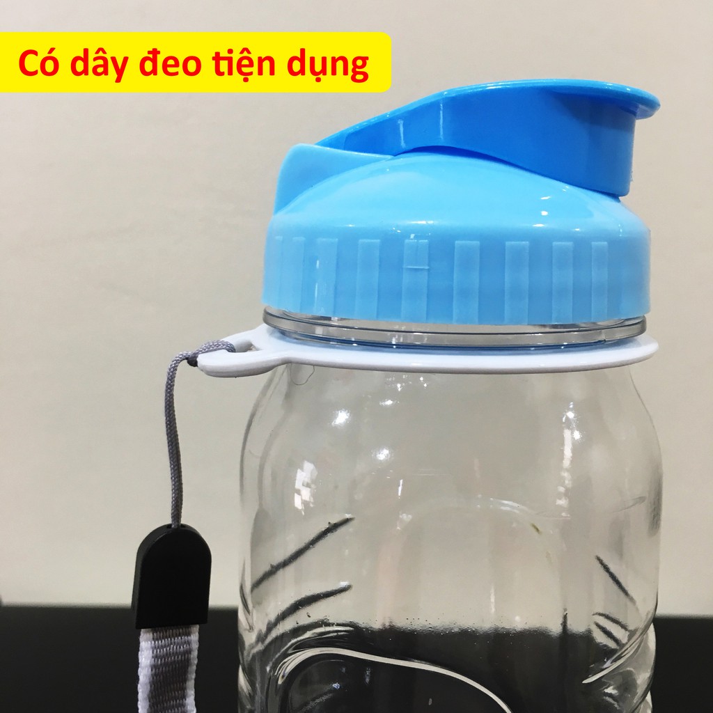 Bình nước thể thao 900ml nhựa Việt Nhật