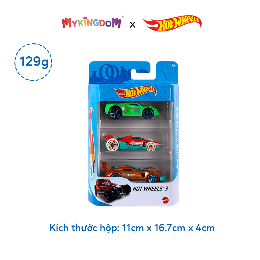 Đồ Chơi Bộ 3 Siêu Xe Hot Wheels K5904 - Giao hàng ngẫu nhiên