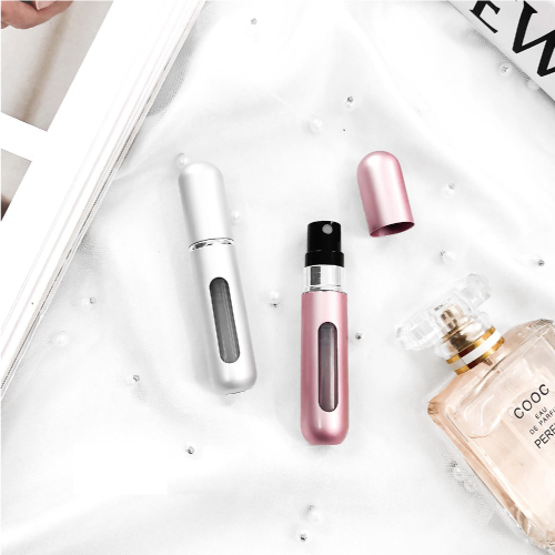 Combo 2 Lọ Chiết Nước Hoa Mini - Chai Chiết Nước Hoa 5ml Dạng Vòi Xịt Phun Sương Tiện Dụng - Giao Màu Ngẫu Nhiên