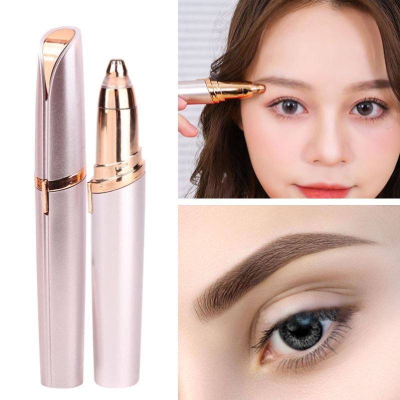 Bút Tỉa Chân Mày Mini Sạc Điện Với Lưỡi Cạo 360 Đa Năng Tạo Kiểu Chân Mày