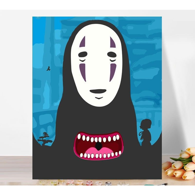 Tranh tô màu sơn dầu số hóa Spirited away - M1014 - 40x50cm