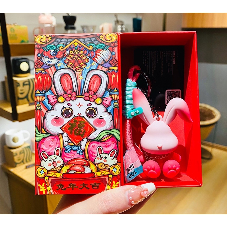 Móc khóa Thỏ Gadient Rabbit Quà Tặng Treo Túi_Art House
