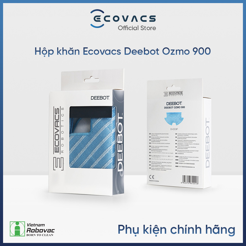 Hộp khăn lau Ecovacs Deebot Ozmo 900 - Hàng Chính Hãng
