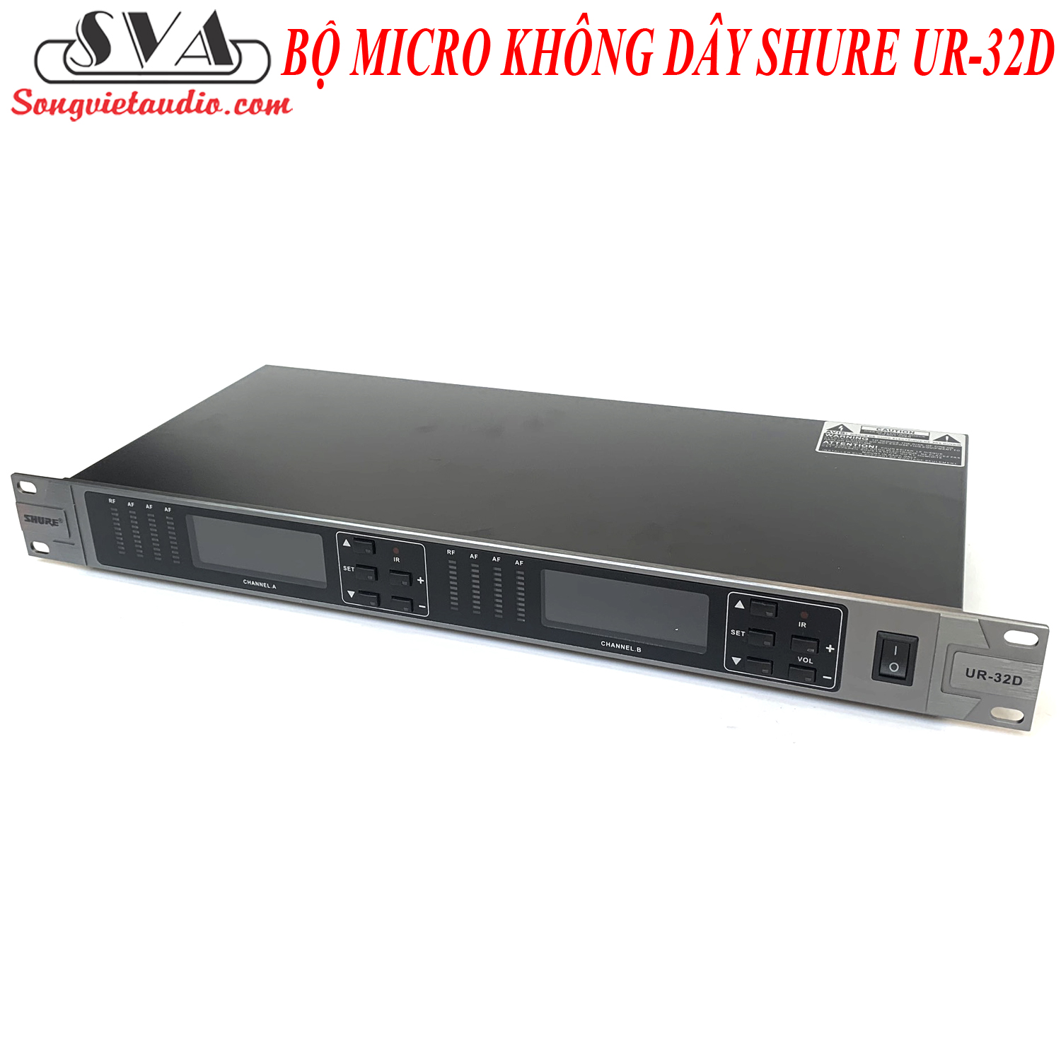 BỘ MICRO KARAOKE KHÔNG DÂY SHURE UR-32D