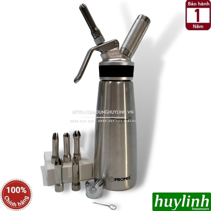 Bình xịt kem tươi Promix 0.5 lít và 1 lít (CW500 - CW1000) - Hàng chính hãng