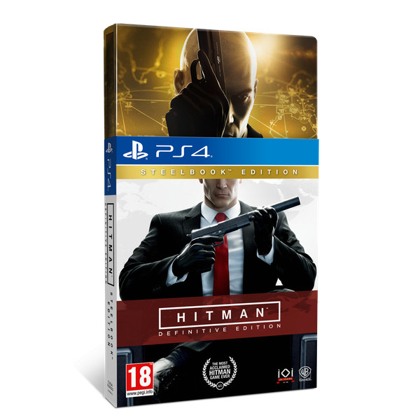 Đĩa Game Ps4: HitMan Definitive Edition Steellbook - Hàng Nhập Khẩu