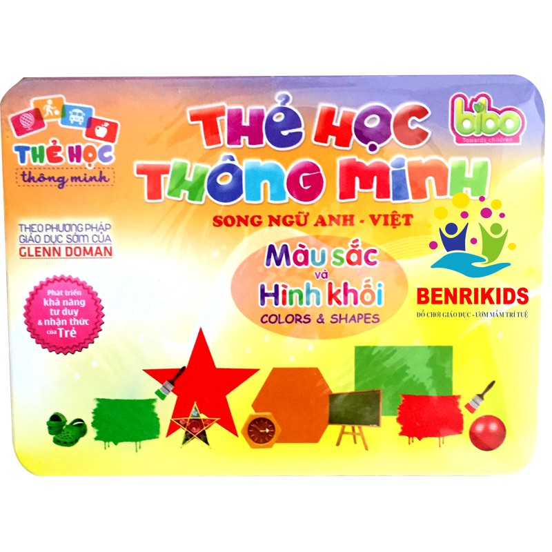 Bộ Thẻ Học Thông Minh - 12 Chủ Đề Song Ngữ Anh - Việt Cho Bé - Đồ chơi giáo dục