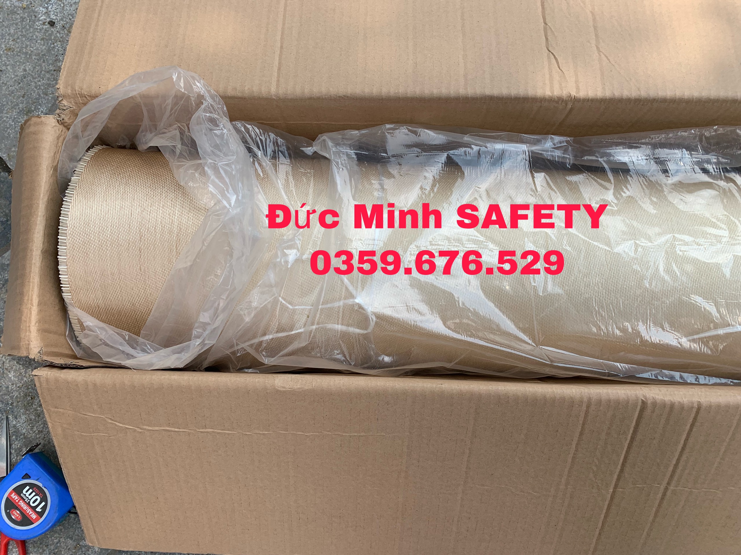 5 mét vải thủy tinh chống cháy 550độ. bạt chống cháy ht800