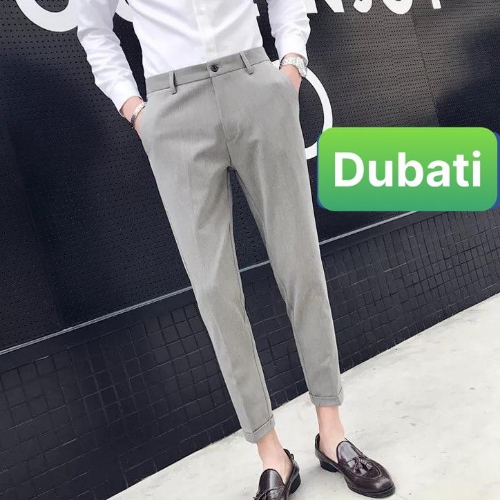 QUẦN TÂY ÂU NAM DÁNG BODY VẢI CO GIÃN CAO CẤP- DUBATI FASHION