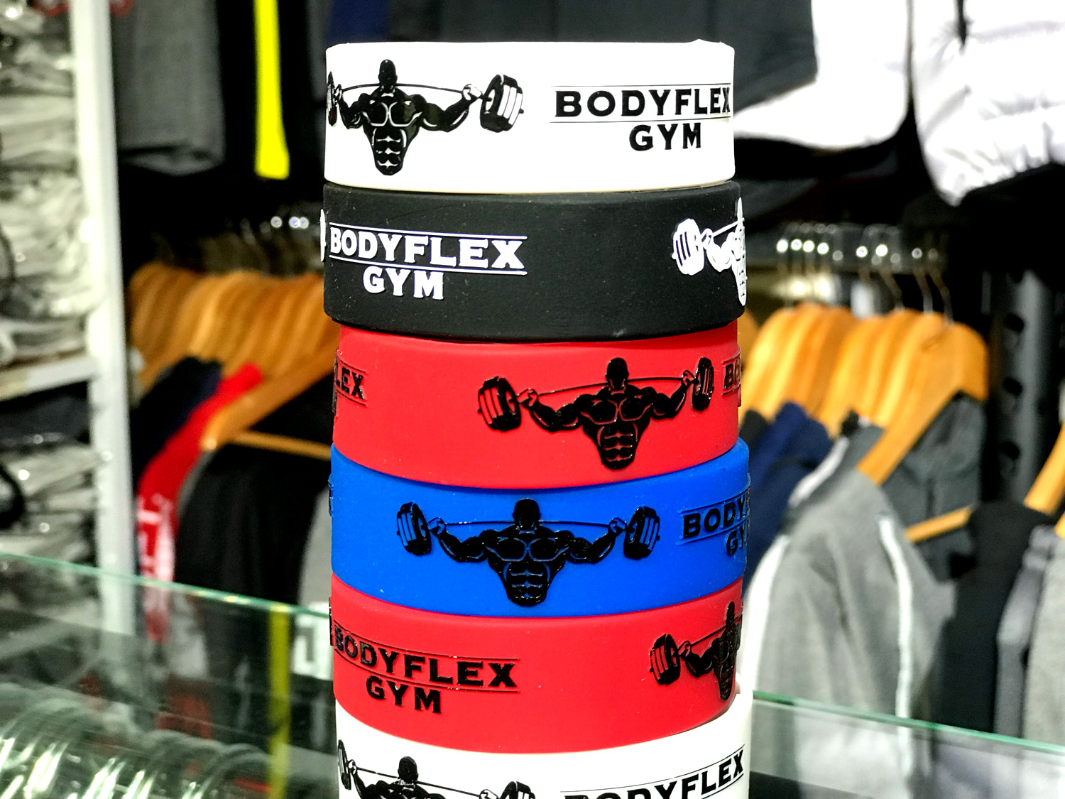 VÒNG TAY CAO SU BODYFLEX GYM, PHONG CÁCH THỂ THAO, NĂNG ĐỘNG