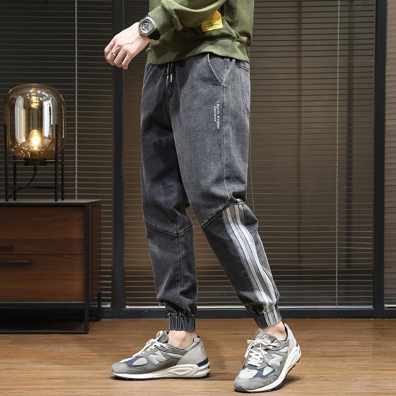 Quần jean jogger nam cao cấp Quảng châu, phong cách cá tính