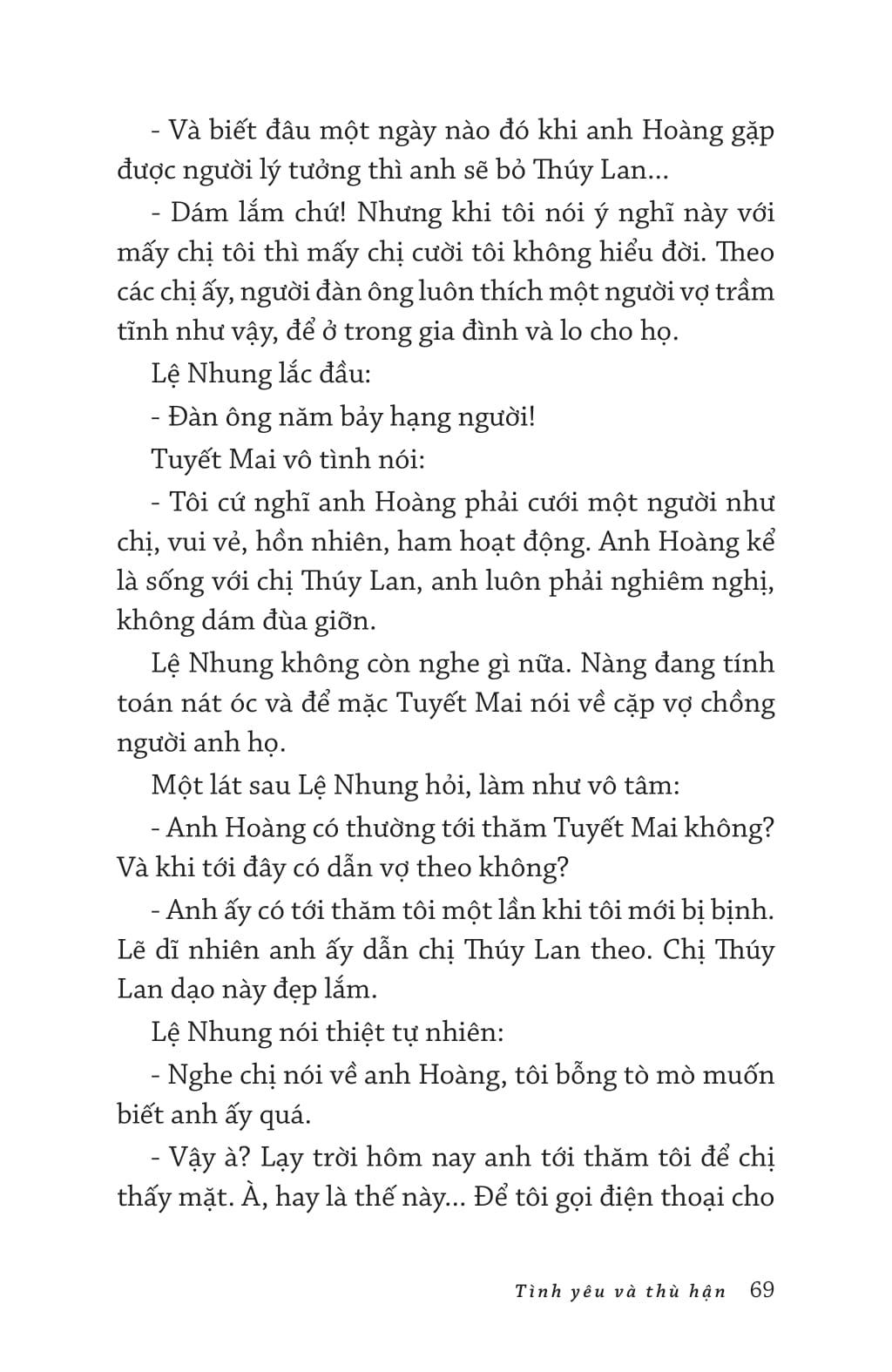 Tình Yêu Và Thù Hận