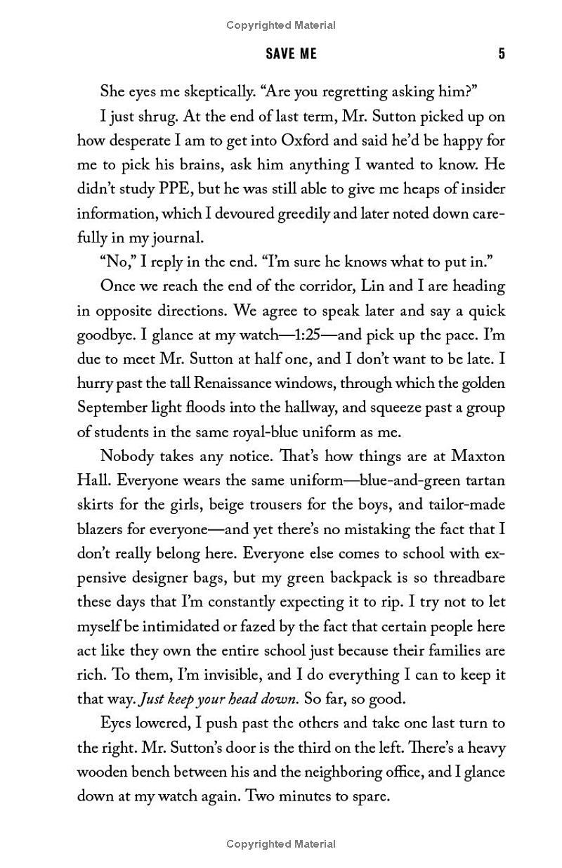 Sách ngoại văn: Save Me