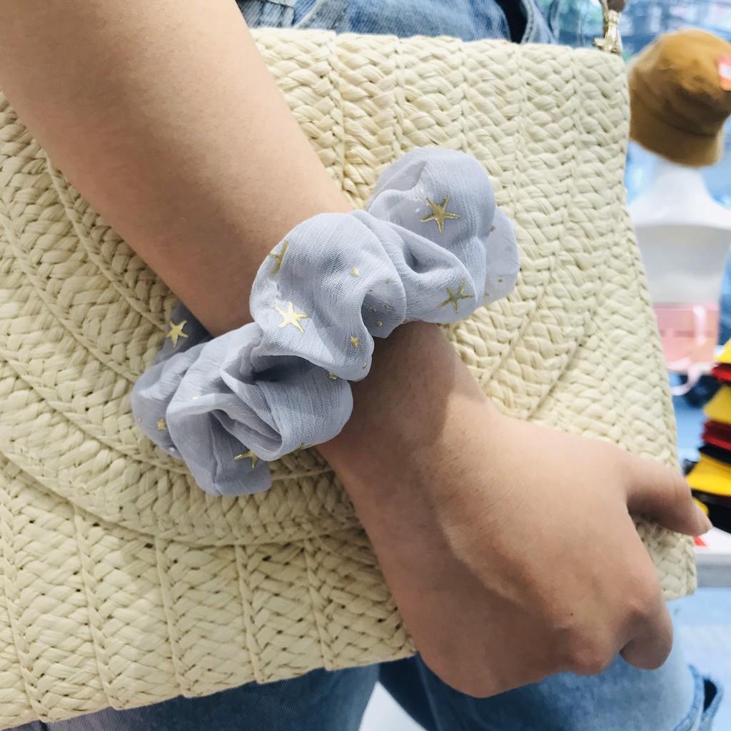 Cột Tóc, Dây Cột SCRUNCHIES Ngôi Sao Nhiều Màu - Mã DT002