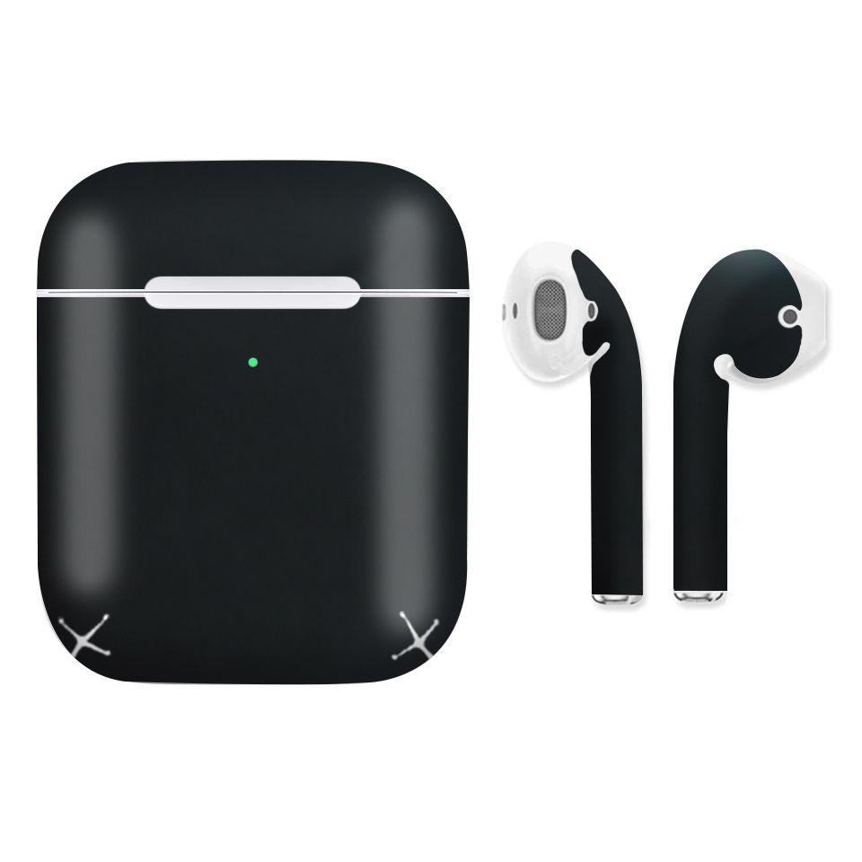 Miếng dán skin chống bẩn cho tai nghe AirPods in hình Vân Da - Da009 (bản không dây 1 và 2)