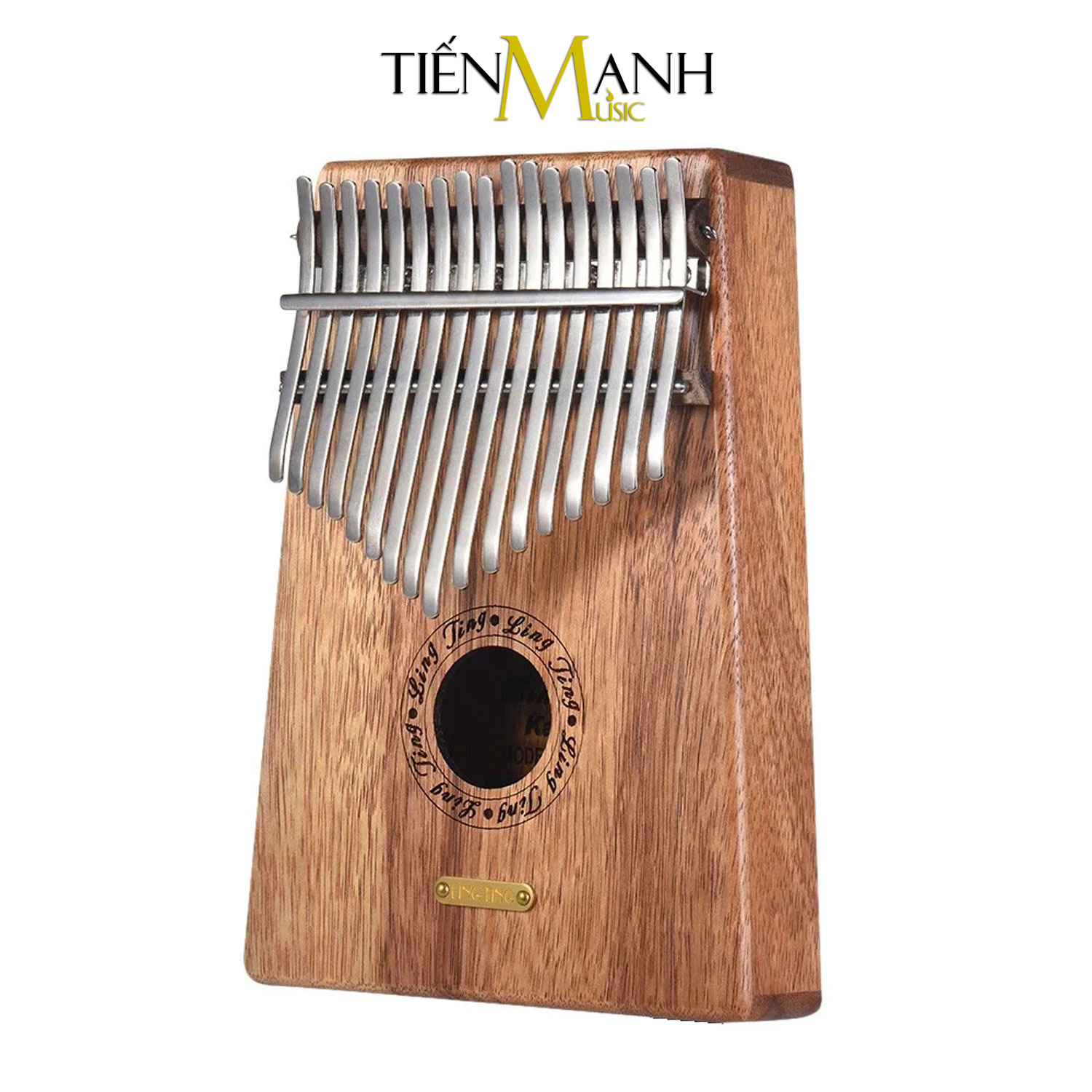 Đàn Kalimba LingTing 17 Phím K17S (Gỗ Hồng Đàn - Full Phụ Kiện LT-K17S) Hàng Chính Hãng - Kèm Móng Gẩy DreamMaker