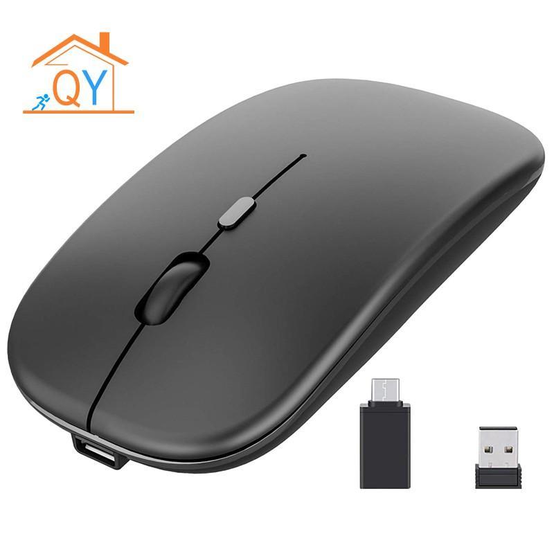 Chuột ko dây cổng USB và Type-C cho laptop và laptop táo