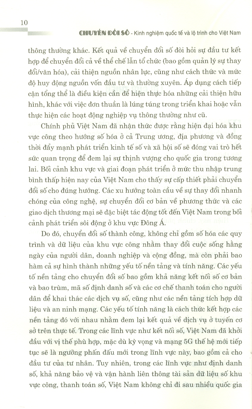 CHUYỂN ĐỔI SỐ - KINH NGHIỆM VÀ LỘ TRÌNH CHO VIỆT NAM