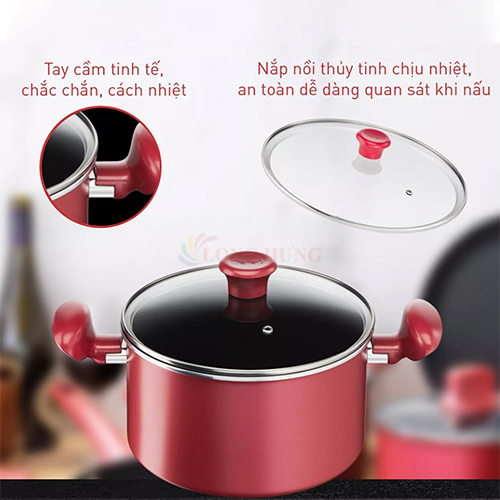 Nồi chống dính đáy từ Tefal So Chef 22cm x 4.51L G1354595 - Hàng chính hãng