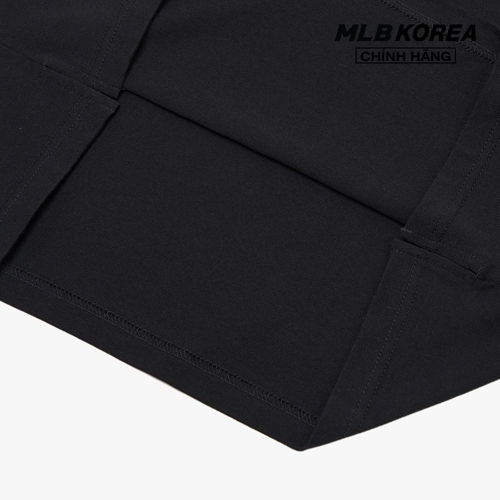 MLB - Áo thun phom suông ngắn tay Checkerboard Back Logo 3ATSM8023