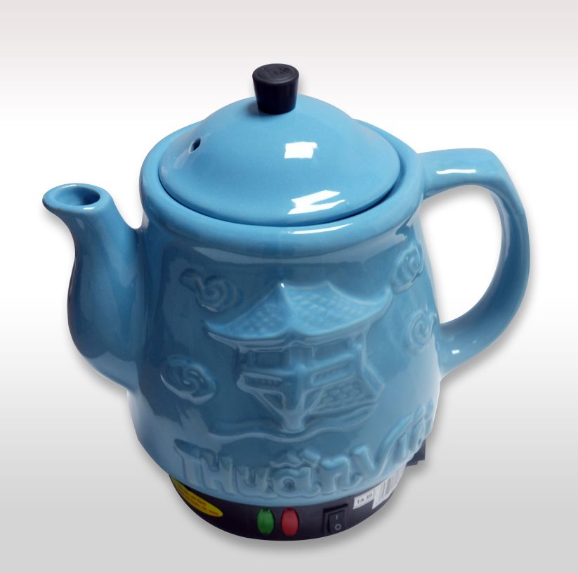 Ấm sắc thuốc Trường An TA39 Xanh - Gốm sứ cao cấp - Điện gia dụng - Hàng chính hãng