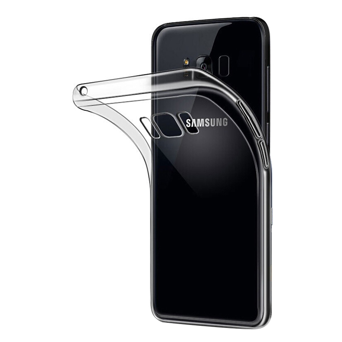 Ốp dẻo silicon dành cho Samsung S8 - Trong suốt