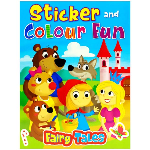 Sticker &amp; Colour Fun: Fairy Tales