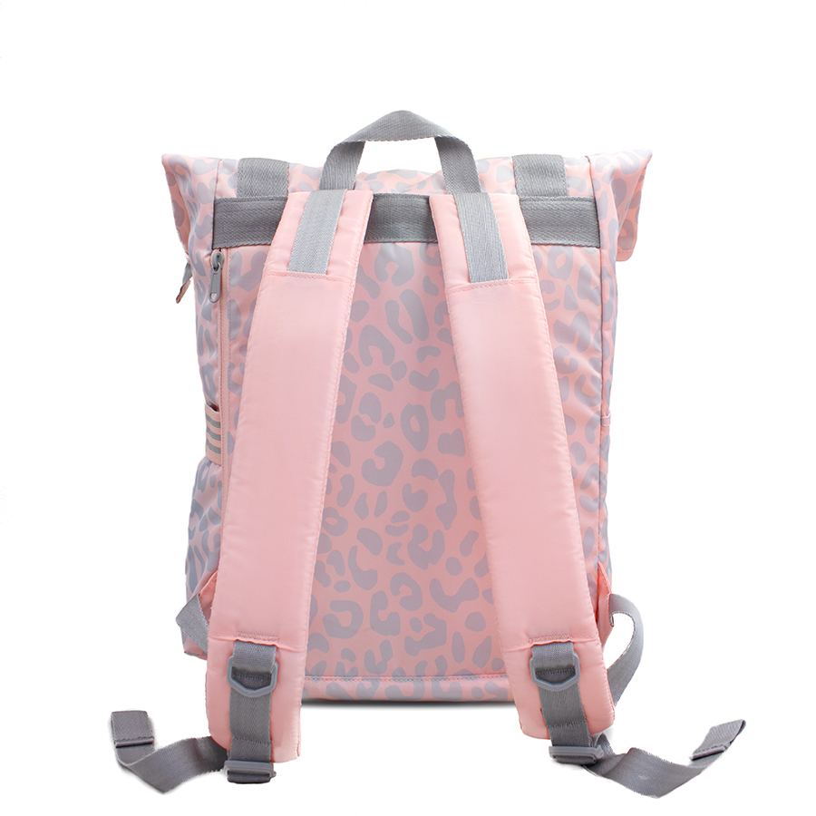 Ba Lô CLEVERHIPPO Kool Urban  Roller Da Báo BKU5202/PINKGREY