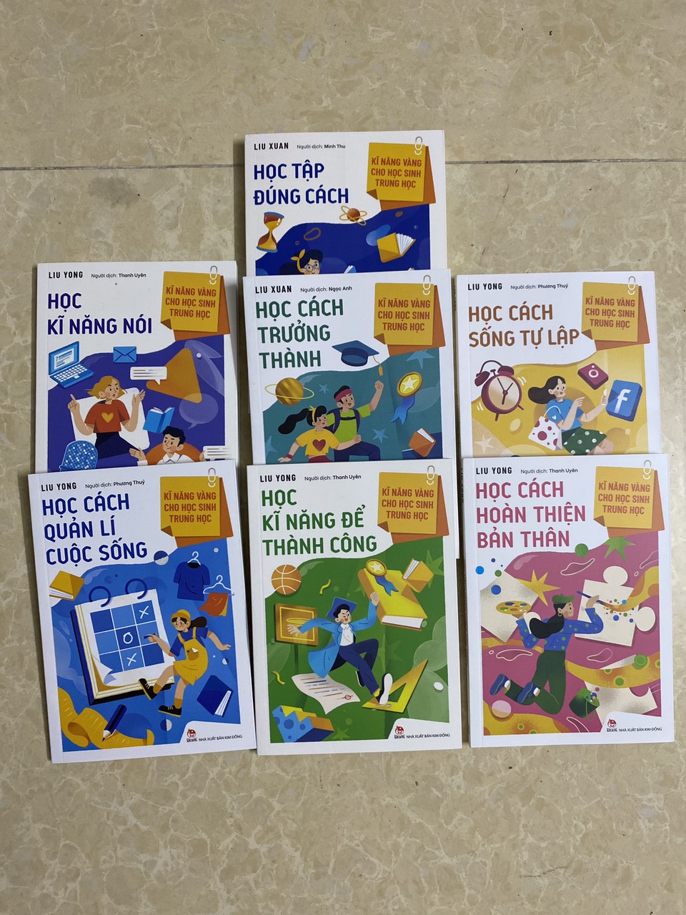 Combo 07 cuốn: Kĩ năng vàng cho học sinh trung học
