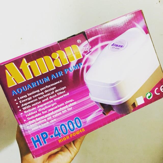 Máy sủi 10 vòi ATMAN HP 8000 . Hàng Mới , Bảo Hành