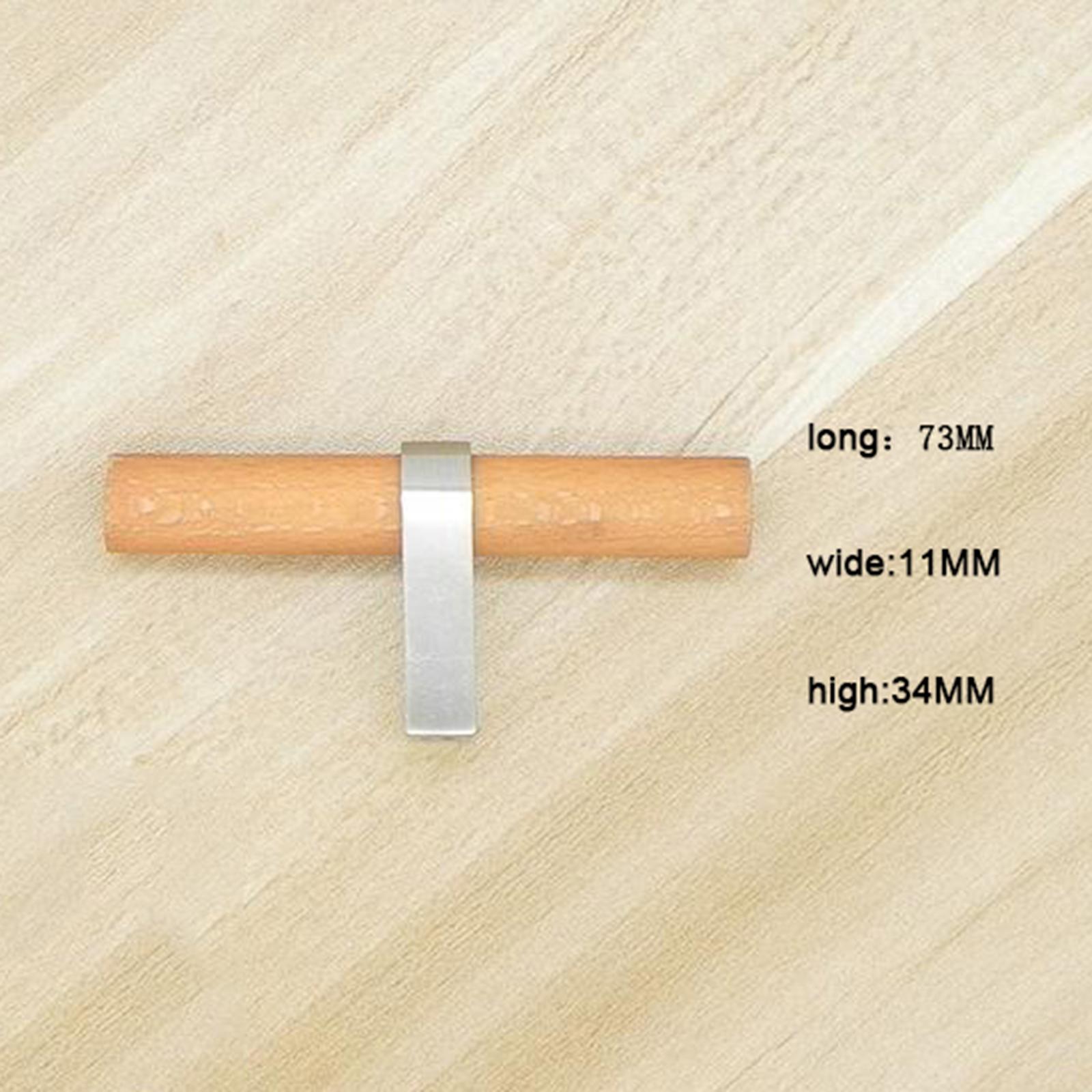 Solid Wood Handles Furniture Wardrobe Cabinet Door Modern Minimalist Handles Drawer Dresser Knobs Furniture Hardware Pulls