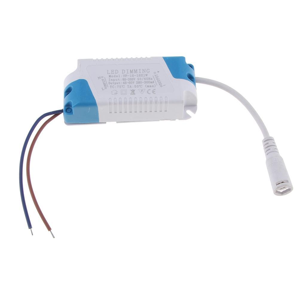 Dimmable LED Power Supply DC 45-60V 300mA 15-18x1W For LED Downlights