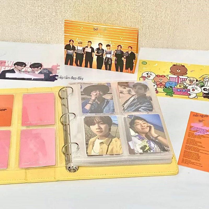 Album thẻ quảng cáo lưu trữ thẻ nhỏ lá rời 3 inch bốn cung điện lưới ba inch theo đuổi ngôi sao cuốn sách có thể được đặt hàng bộ sưu tập ảnh thẻ bán hàng trực tiếp