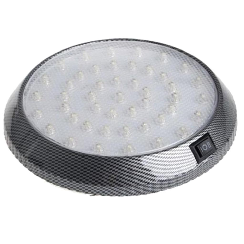Round Car Interior LED Dome Ceiling Light Reading Lamp