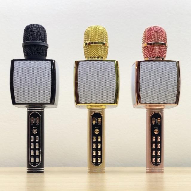 Micro Karaoke Bluetooth YS-92 Trang Bị Soudcard Dùng Livetream Vùa Hát Như Micro Loa Rời Bình Thường