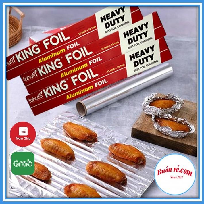 Combo 10 cuộn giấy nướng bạc KING FOIL Tahufa An Toàn Cho Sức Khỏe 00461