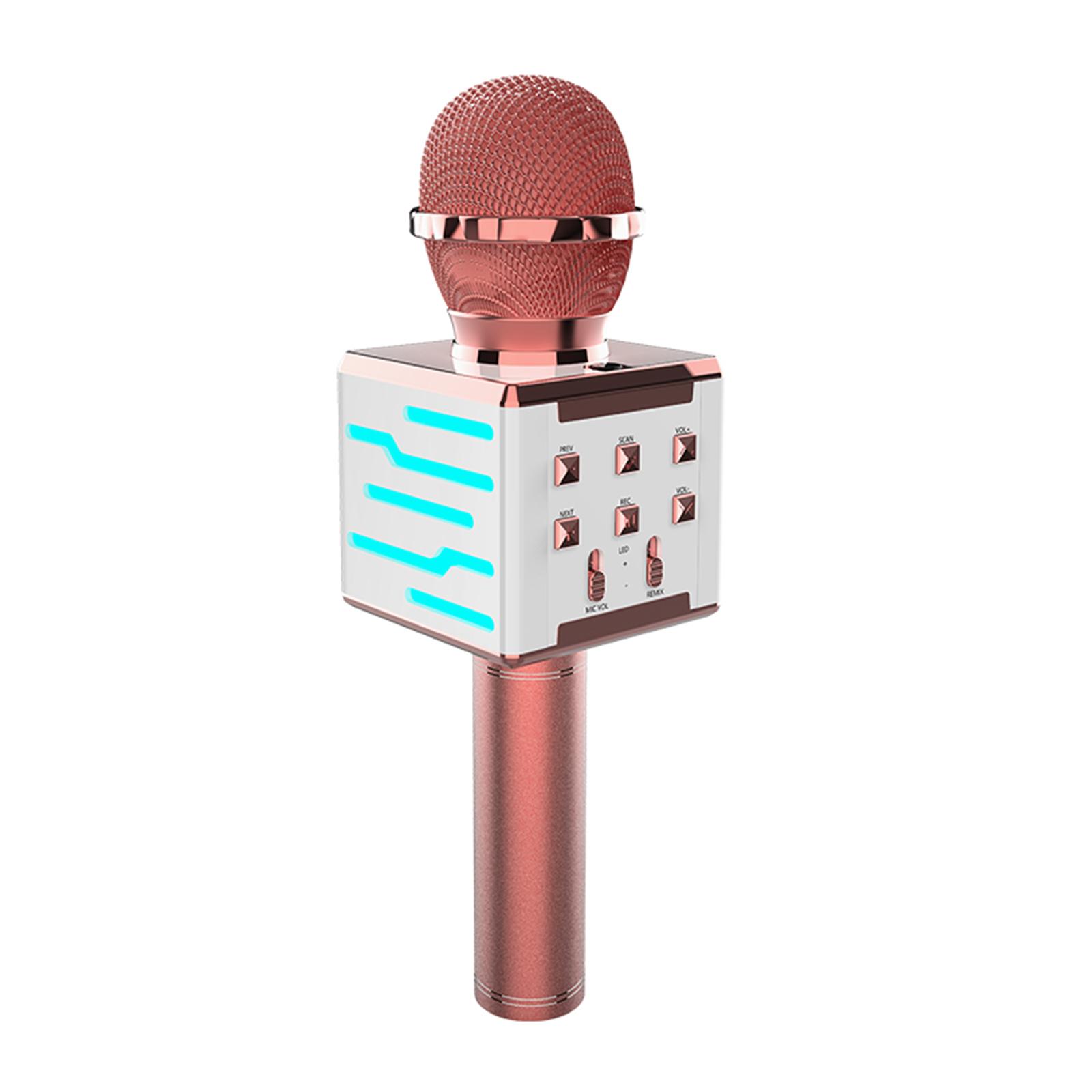 Micro Bt Karaoke Không Dây Có Đèn Led Ds868