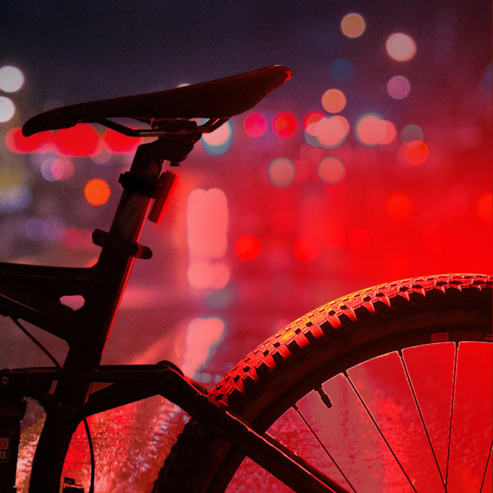 Đèn Hậu Xe Đạp Tín Hiệu Cảnh Báo Có Sạc 500mAh Chống Nước IP65