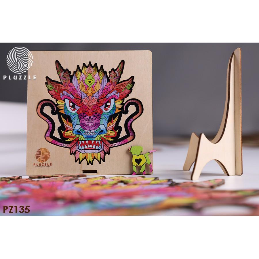 PLUZZLE Bộ xếp hình gỗ thông minh puzzle đồ chơi ghép hình – Thìn – Con Rồng – PZ135