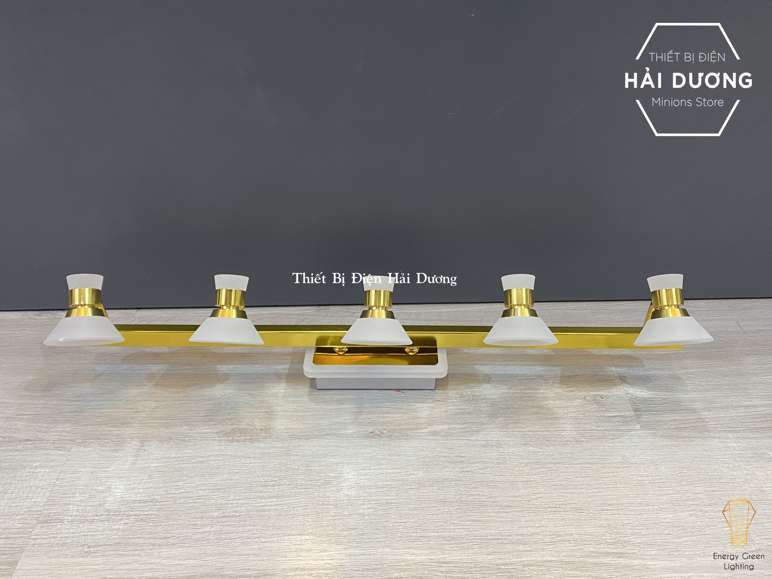 Đèn soi tranh - Đèn rọi gương Led 5 Đèn chiếu sáng 7475-5 - Điều chỉnh góc chiếu - 3 Chế độ ánh sáng