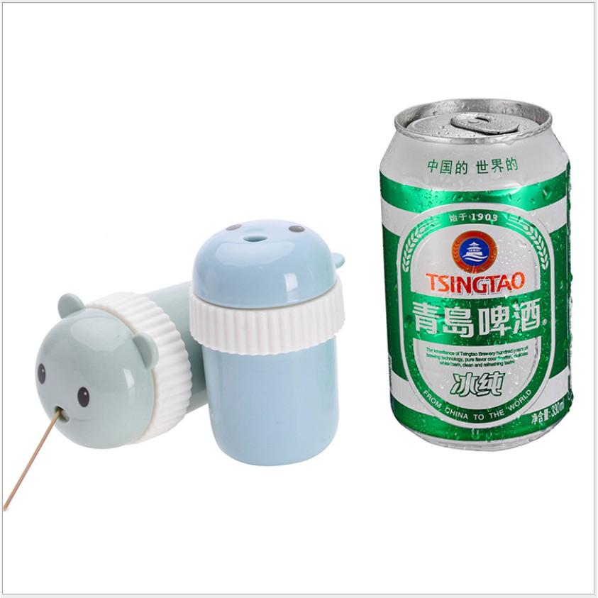 Hộp đựng tăm xỉa răng kiểu hoạt hình gấu xinh xắn tiện dụng - giao màu ngẫu nhiên