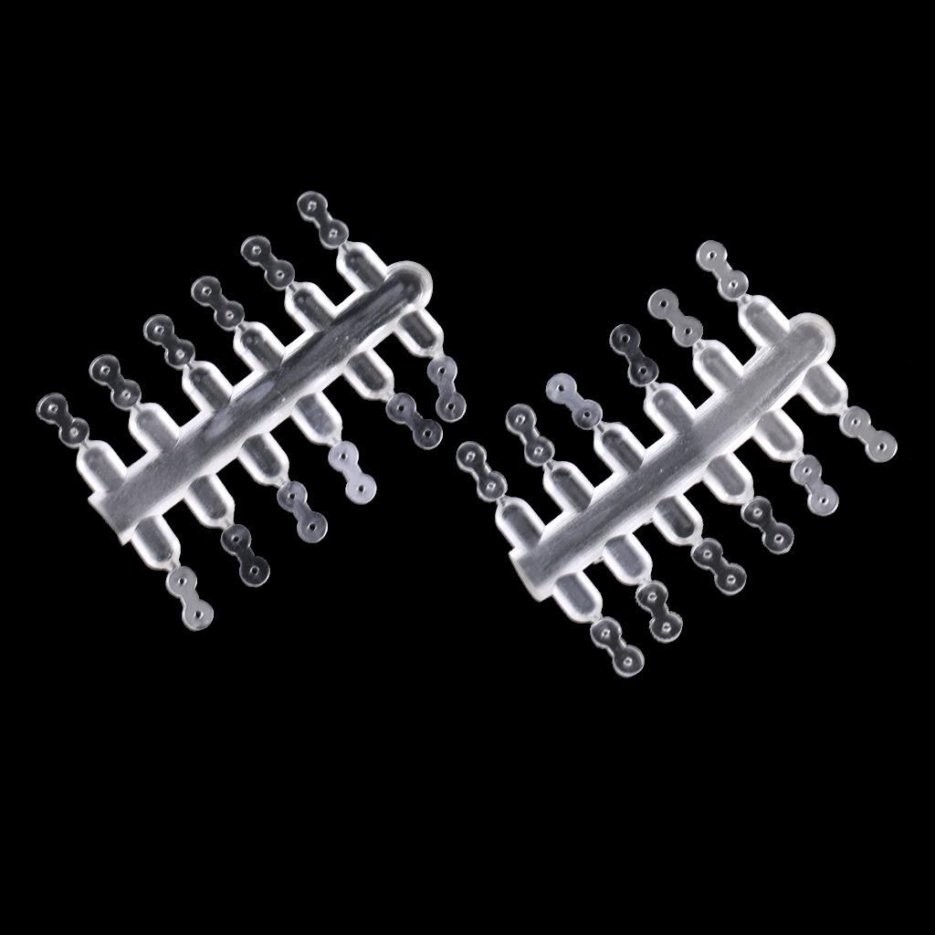 10pcs/lot Carp Fishing Boilie Inserts Hair Rig Fishing Bait Double Ring Clear Stoppers Carp Fishing Tackle Hair Stops