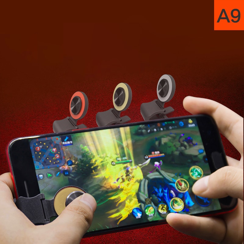 Nút Bấm Chơi Game Joystick Mobile A9 Nắp Gập Nút Bấm Game Mới Chuyên Cho Ipad Tablet Màn Hình Rộng