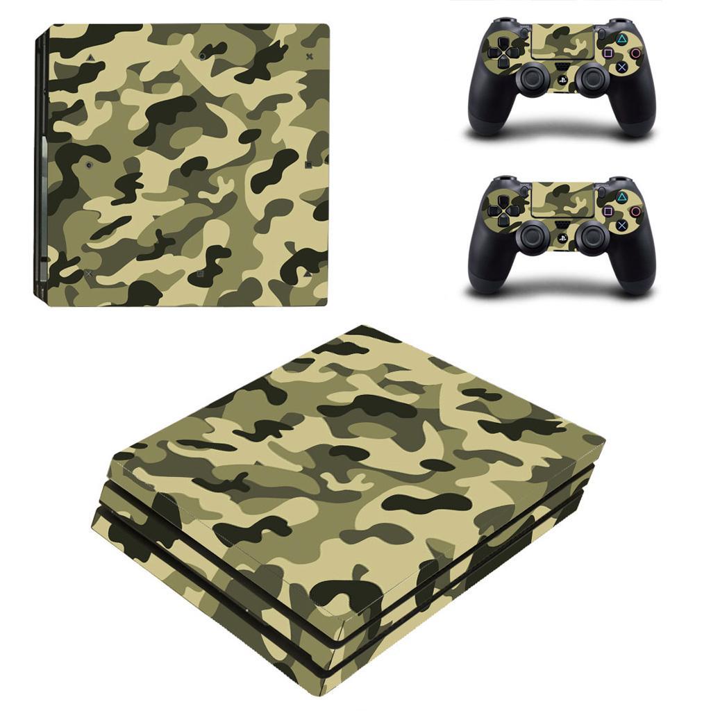 For PS4 Pro Console Skin Cover Decal Sticker + 2 Controller Skin
