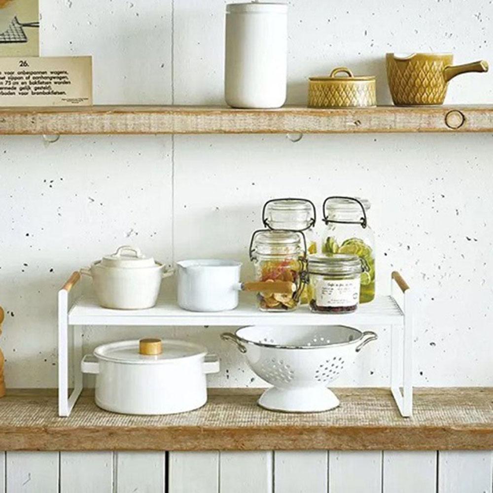 Giá đỡ, kệ để đồ dùng nhà bếp có tay cầm đa chức năng