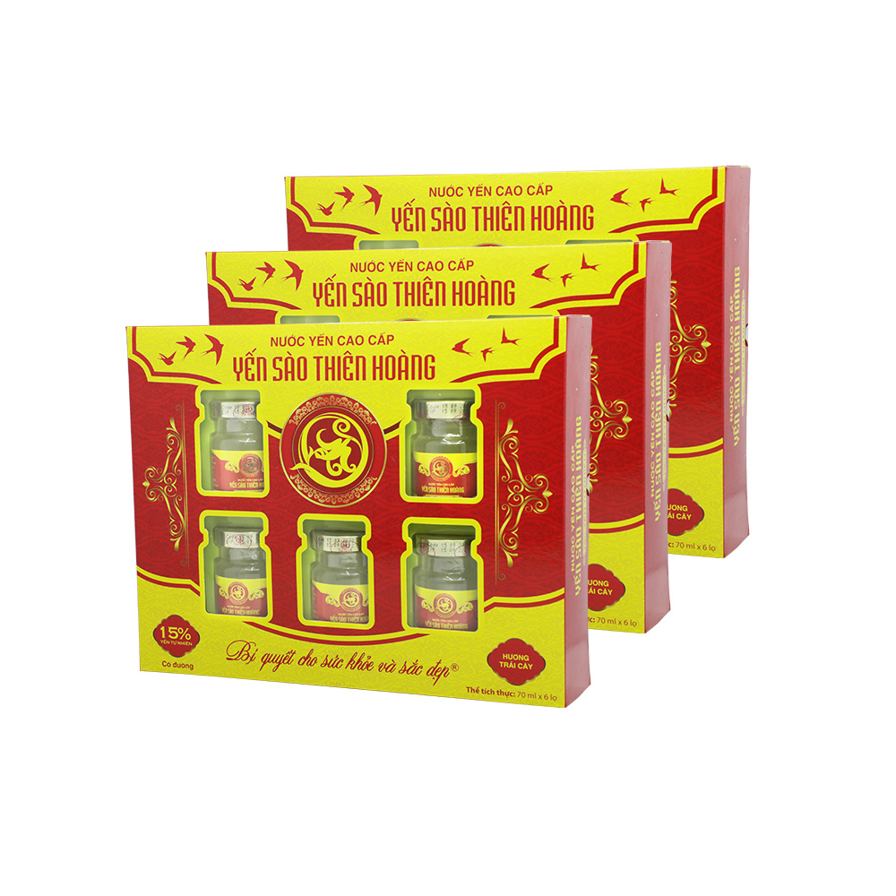 Yến Thiên Hoàng 15% Hương Trái Cây + Tặng kèm 1 Đôi Dép